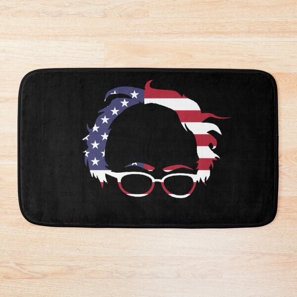 Item preview, Bernie Sanders 2020 Bernie Hair & Glasses US Flag designed and sold by theshirtinator.