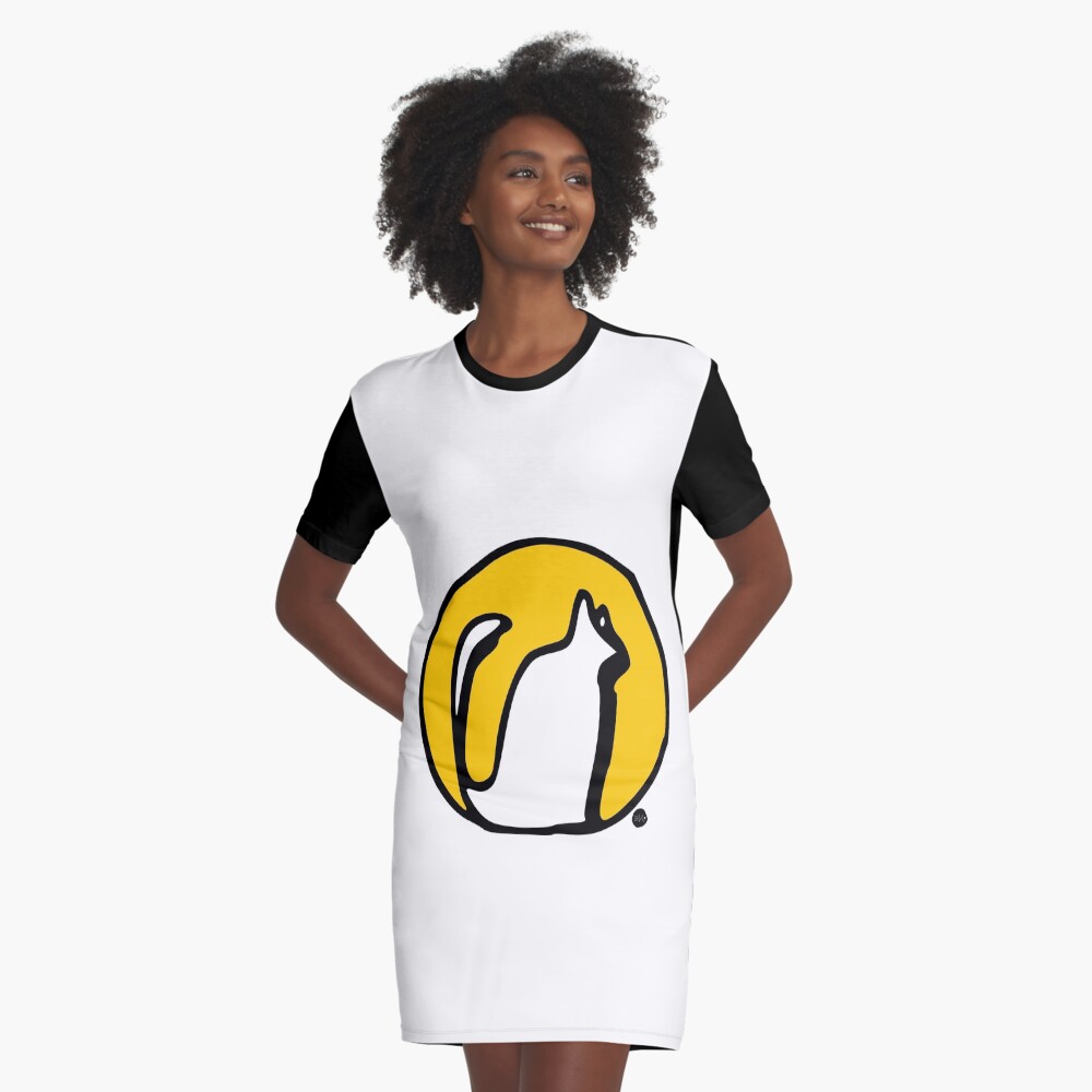 Item preview, Graphic T-Shirt Dress designed and sold by atelierkota.