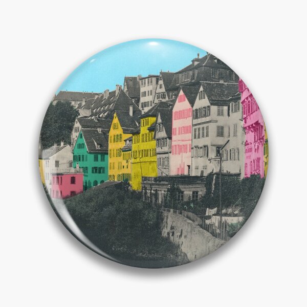 Item preview, hermosa vista de Tübingen Neckarfront con Hölderlin Tower, Baden-Württemberg designed and sold by Mauswohn.