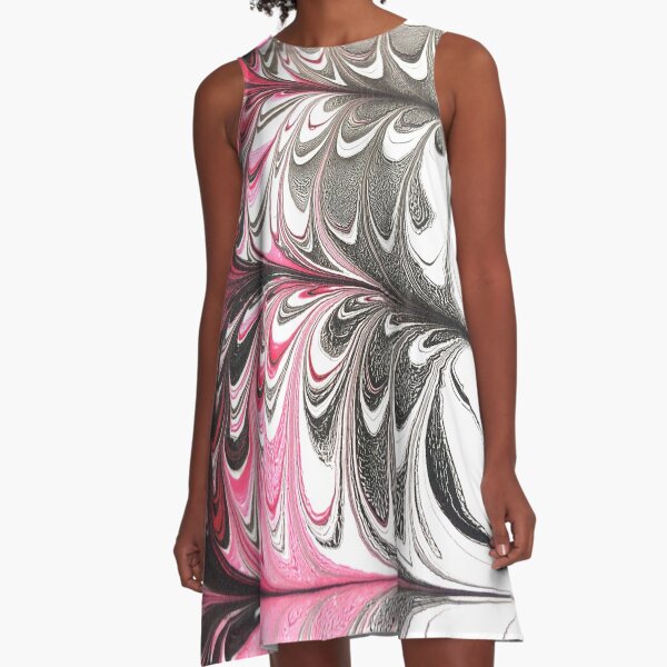 "Cascade" A-Line Dress