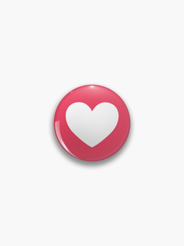 Facebook heart button  Sticker for Sale by Lookis Palook