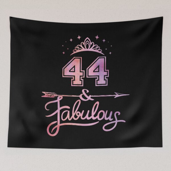 Item preview, Women 44 Years Old And Fabulous Happy 44th Birthday design designed and sold by Grabitees.