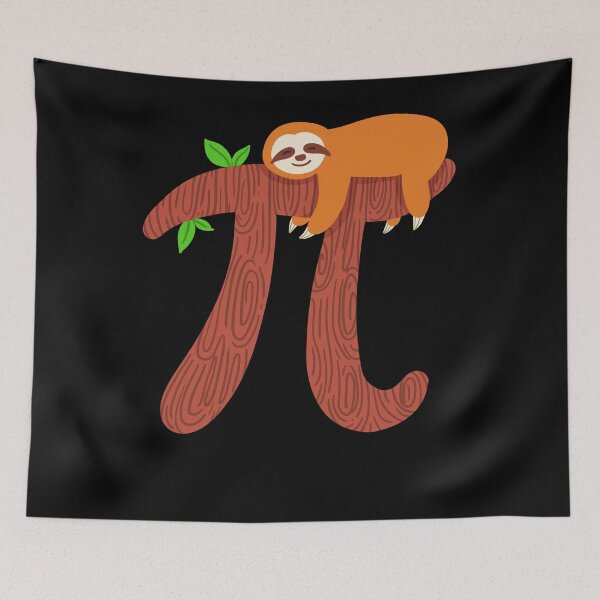 Item preview, Pi Day Sloth designed and sold by 4tomic.