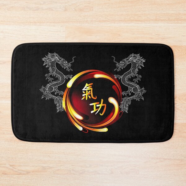 Item preview, Qigong Chinese characters white dragons designed and sold by OmmeDesigns.