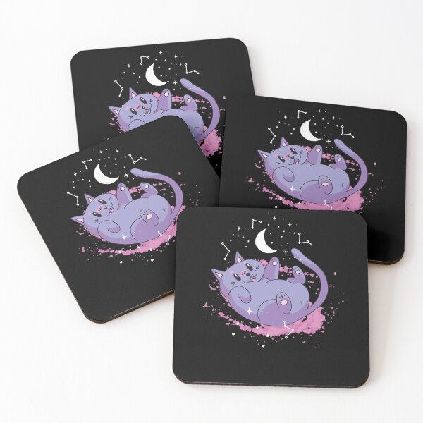 Item preview, Cute cat cat kitten kitten space outer space designed and sold by AaaleXX.