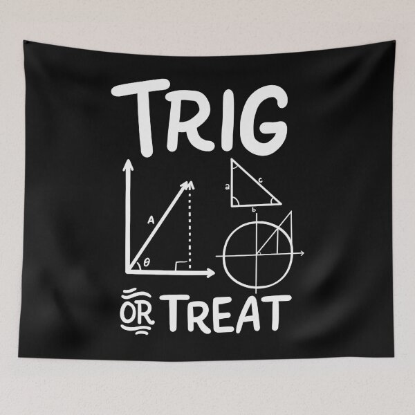 Item preview, Trig Or Treat Math Halloween designed and sold by 4tomic.
