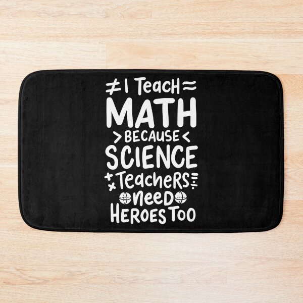 Item preview, Math Teacher designed and sold by 4tomic.
