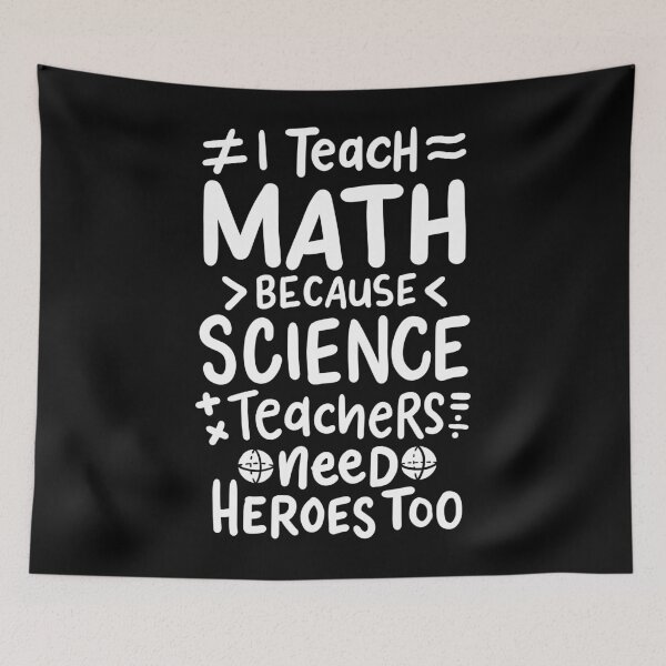 Item preview, Math Teacher designed and sold by 4tomic.
