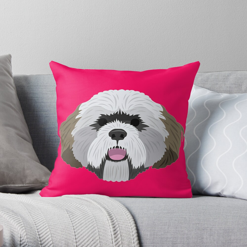 lhasa apso pillow