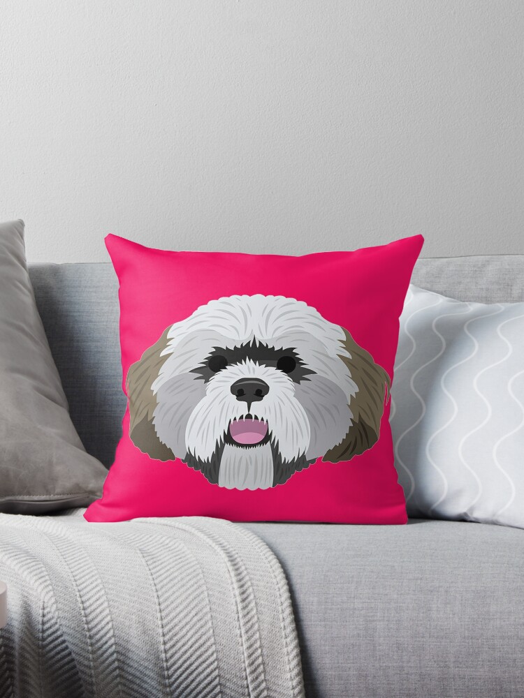 lhasa apso pillow