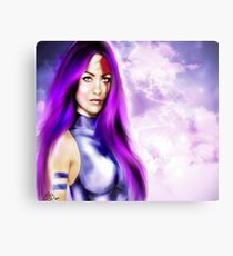 Lady Katana Metal Print