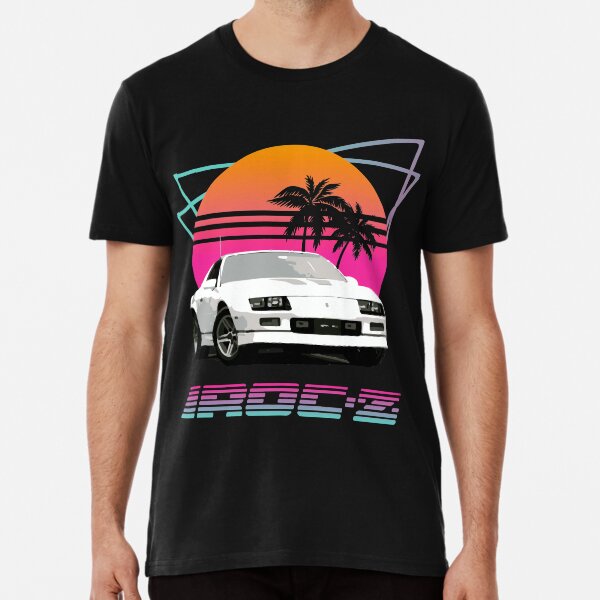 1980's Retro Wave Chevy Camaro IROC-Z Premium T-Shirt