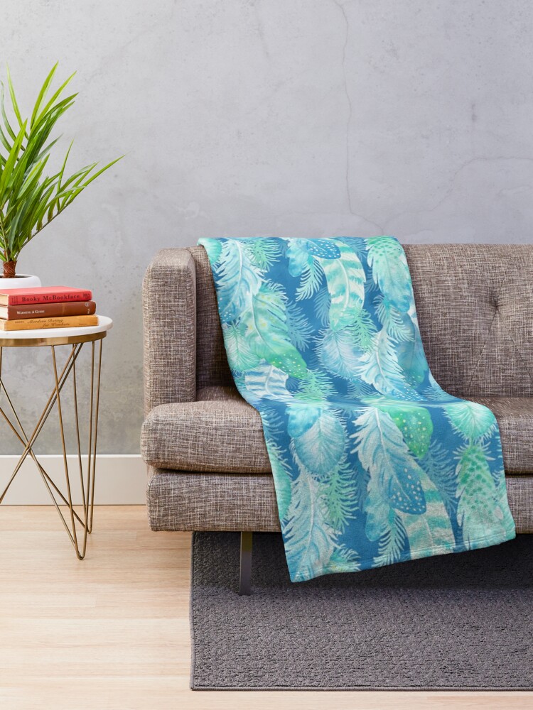 Alternate view of Feather Cover Throw Blanket