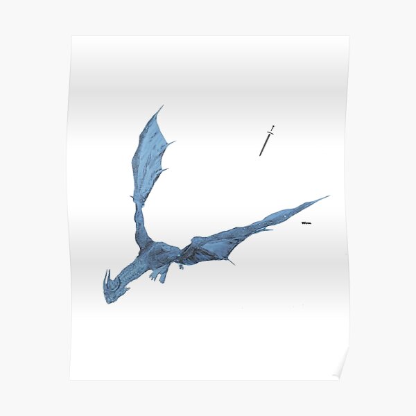 Post Malone WOW Dragon Poster