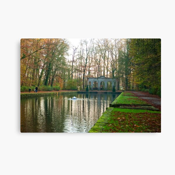 Path around the "Mirror Pond" Canvas Print