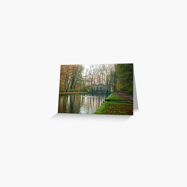 Path around the "Mirror Pond" Greeting Card