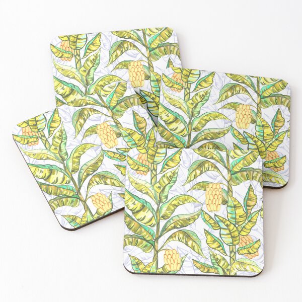 Item preview, Golden Gouache Banana Trees  designed and sold by TigaTiga.