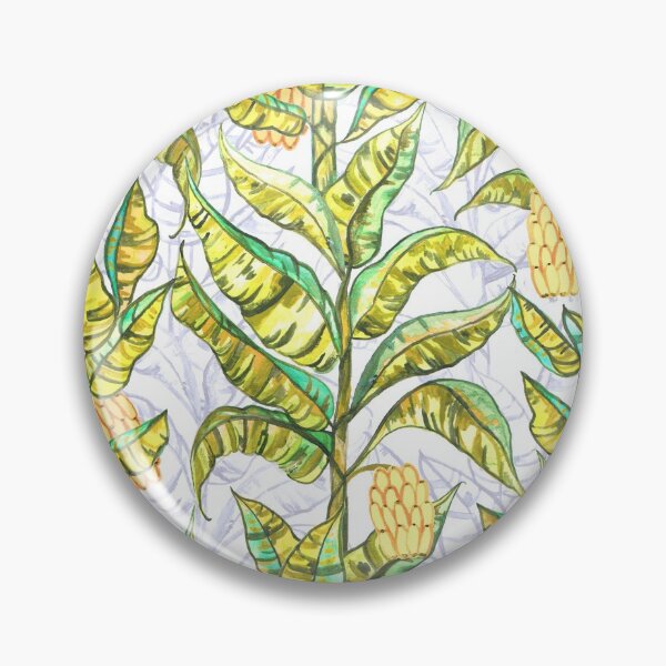 Item preview, Golden Gouache Banana Trees  designed and sold by TigaTiga.