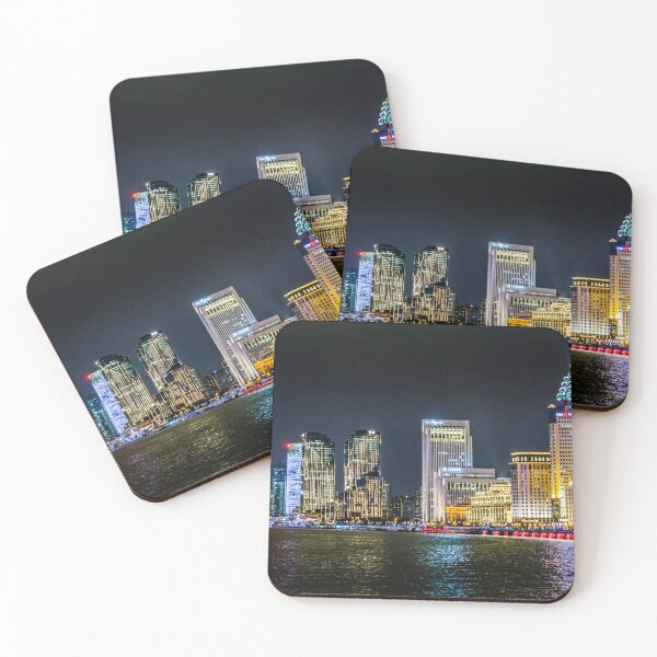 Item preview, Pudong District Night Scene, Shanghai, China designed and sold by DFLC Prints.