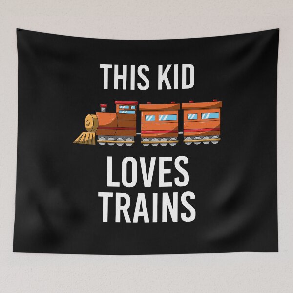 Item preview, 2nd Birthday This Kid Loves Trains designed and sold by BornDesign.