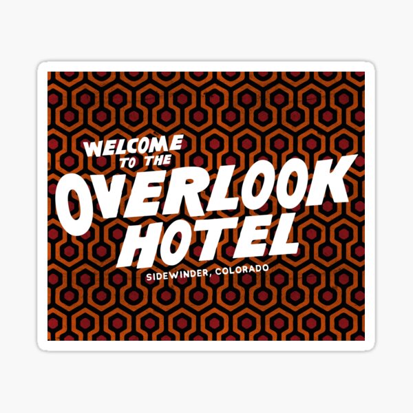 Overlook Hotel Glossy Sticker