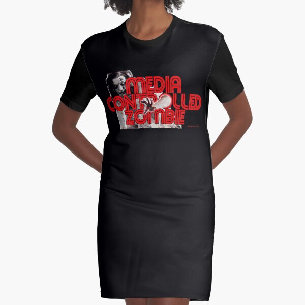 Media Zombies Graphic T-Shirt Dress