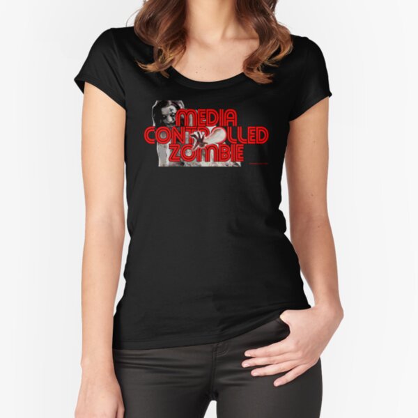 Media Zombies Fitted Scoop T-Shirt