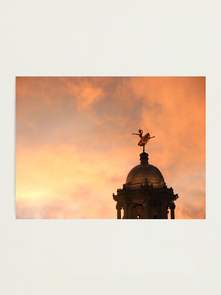 Alternate view of Ana Pavlova on top of the Victoria Palace Theatre London Photographic Print