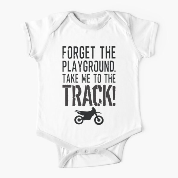 Forget The Playground, Take Me to the Track - Chemise de motocross Body manches courtes