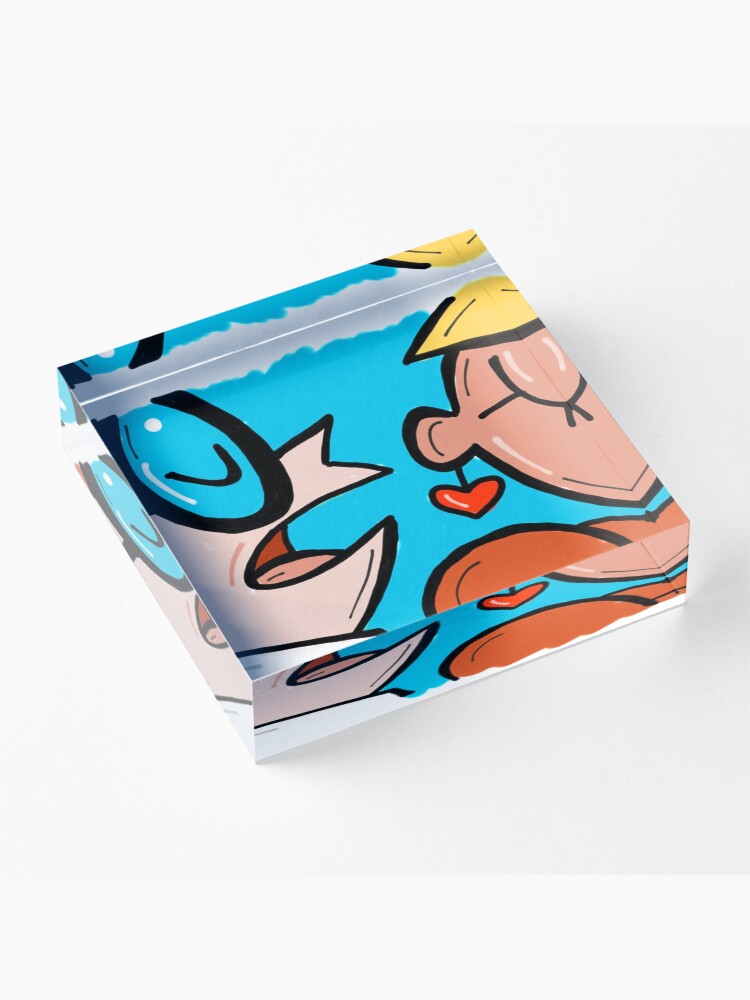 Alternate view of Dexter Meme - Say It Again with that Accent! Acrylic Block