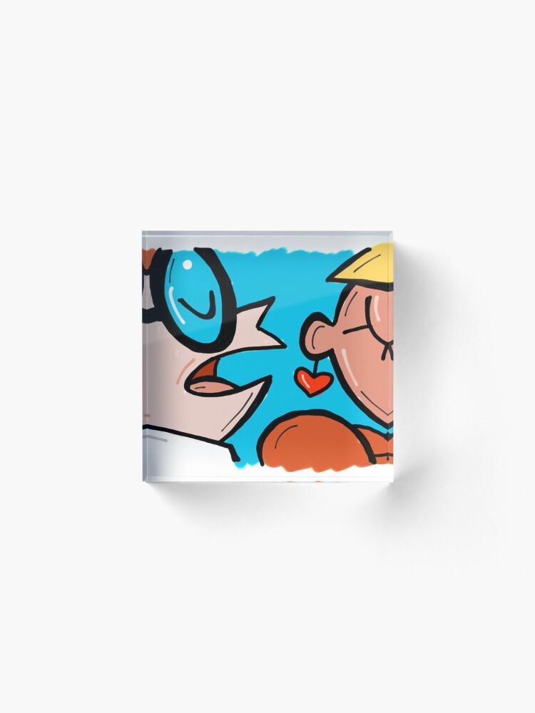 Alternate view of Dexter Meme - Say It Again with that Accent! Acrylic Block