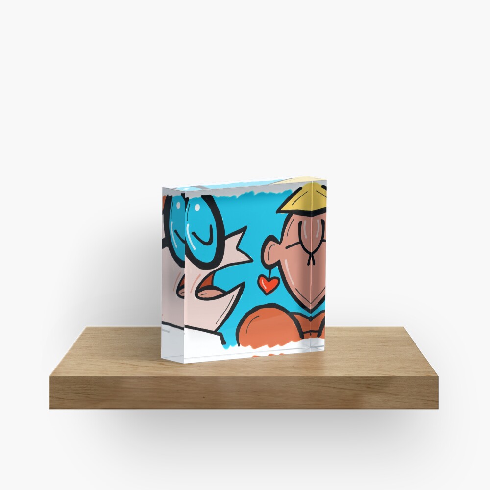 Dexter Meme - Say It Again with that Accent! Acrylic Block