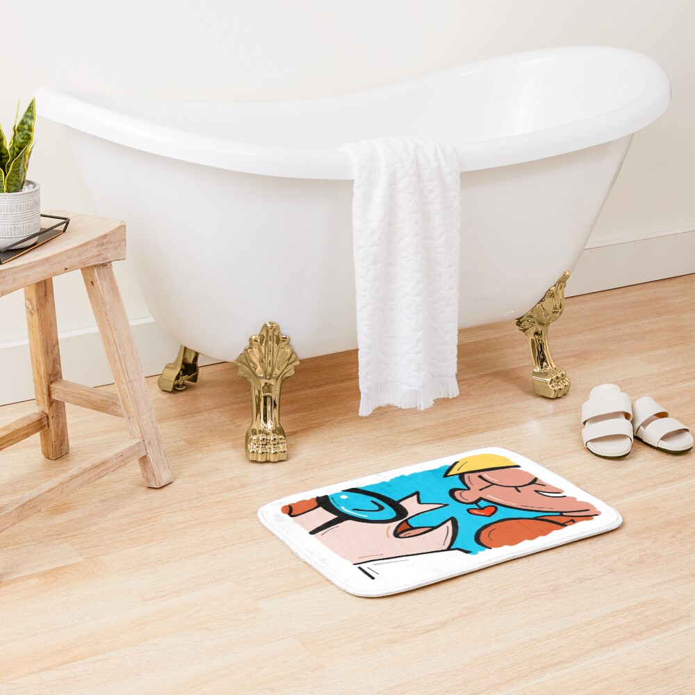 Dexter Meme - Say It Again with that Accent! Bath Mat