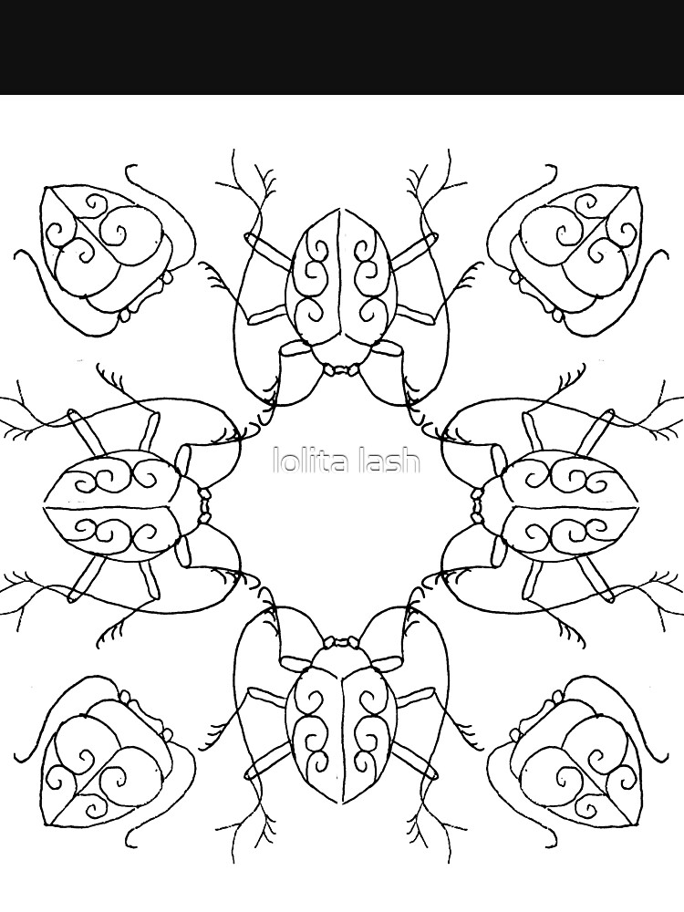 Thumbnail 7 of 7, Classic T-Shirt, beetle cypher designed and sold by Eyelasheye.