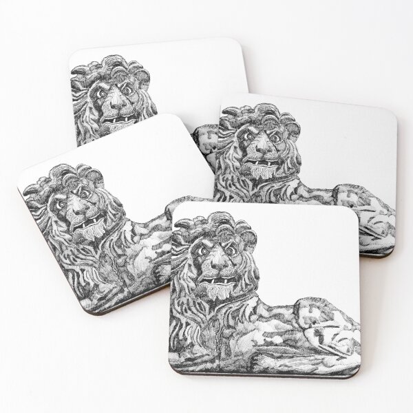 Item preview, 285 - THE PORTMEIRION LION - DAVE EDWARDS - INK 2020 designed and sold by BLYTHART.