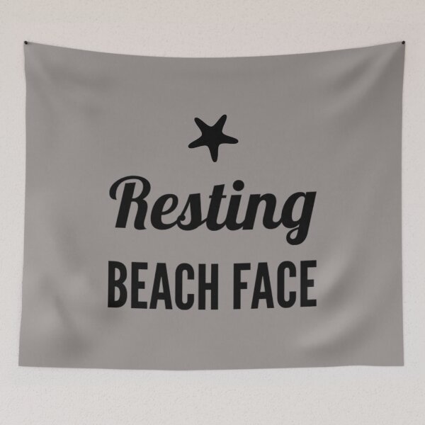 Item preview, Resting Beach Face designed and sold by Tasneem Morgan.