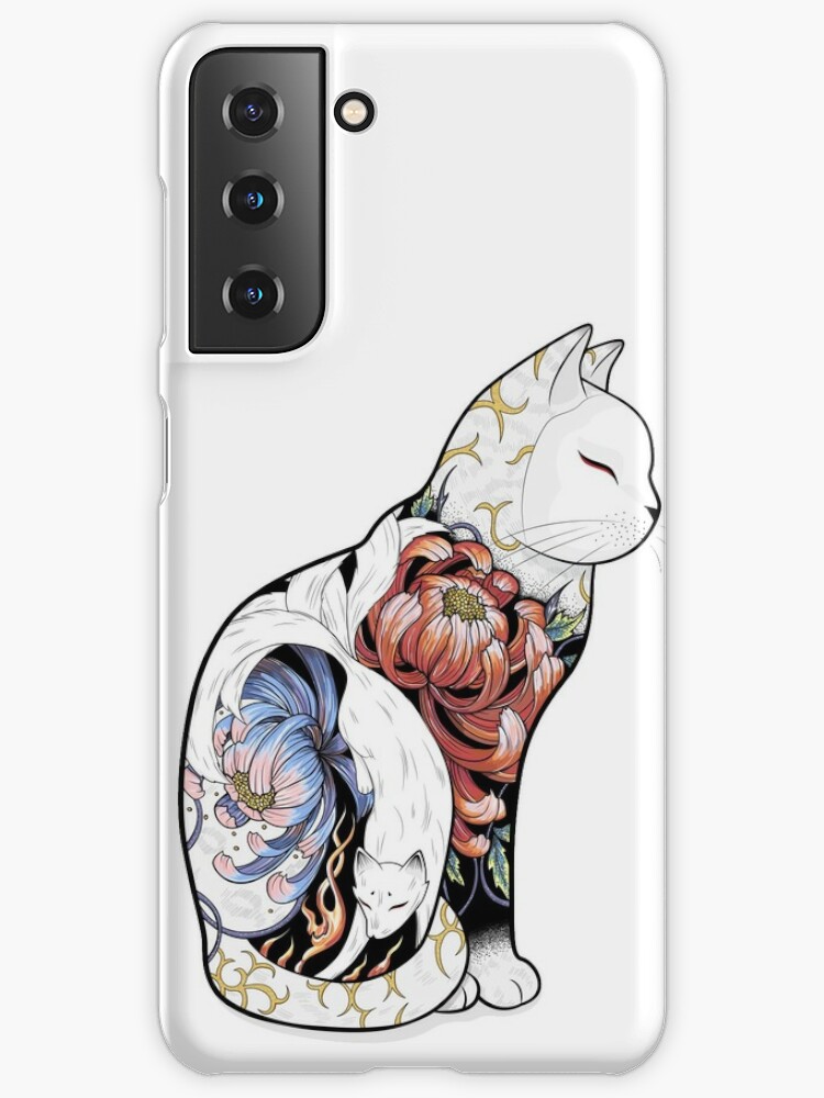 Samurai Oni Mask Tattoo Dragon Art Phone Cover Galaxy A53 5G Case For  Samsung A54 A52 A51 A71 A73 A72 A41 A91 A32 A33 Back Cases - AliExpress