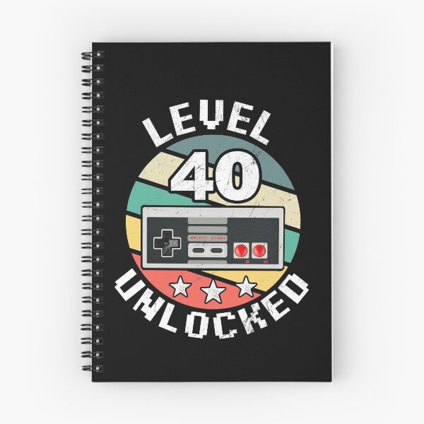 Item preview, Level 40 unlocked gamer 40 Birthday Fourty years Old Gift designed and sold by majuga.