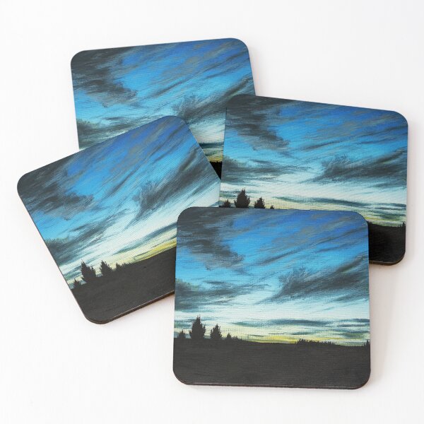 Item preview, Backyard Sunrise Painting designed and sold by Paintings by Diaz.