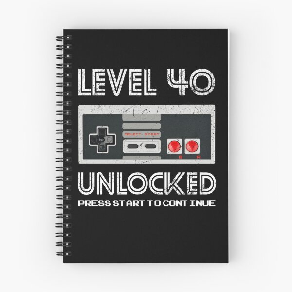 Item preview, 40 Year Old Fourty Birthday Gift Level 40 unlocked gamer designed and sold by majuga.