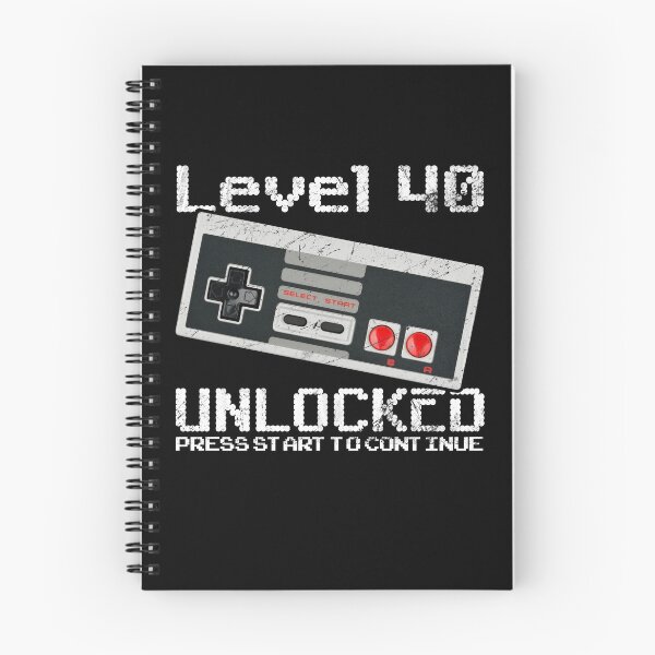 Item preview, 40 Year Old Fourty Birthday Gift Level 40 unlocked gamer designed and sold by majuga.