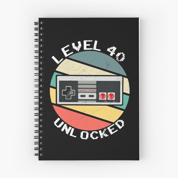 Item preview, 40 Birthday Level 40 unlocked gamer Fourty years Old Gift  designed and sold by majuga.