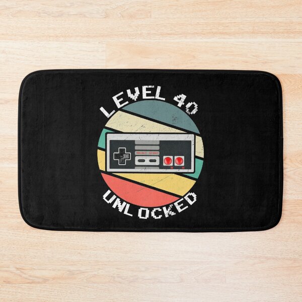 Item preview, 40 Birthday Level 40 unlocked gamer Fourty years Old Gift  designed and sold by majuga.