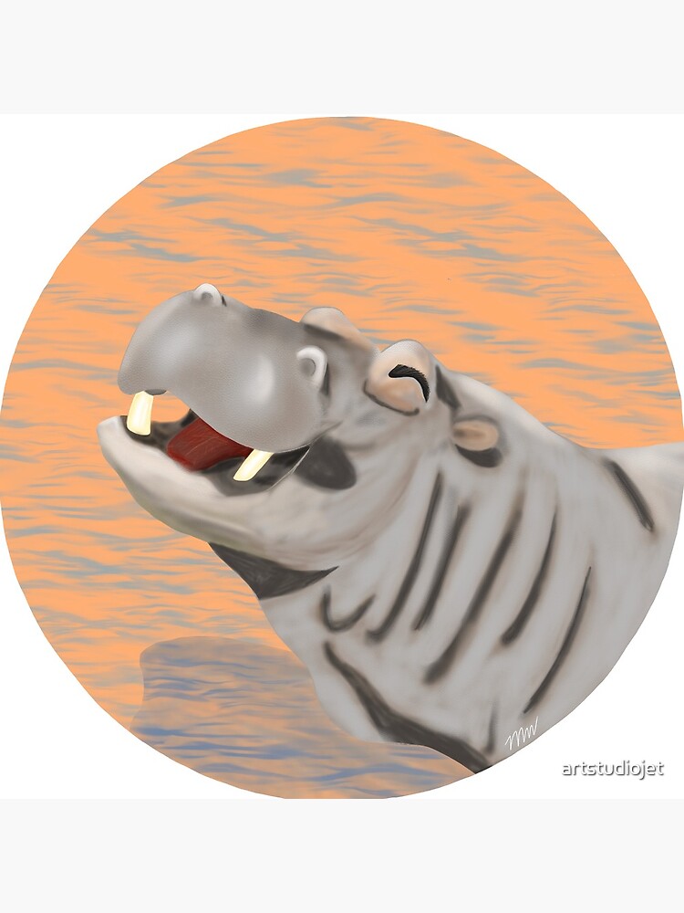 Hippopotamus - Hank Hippo by artstudiojet