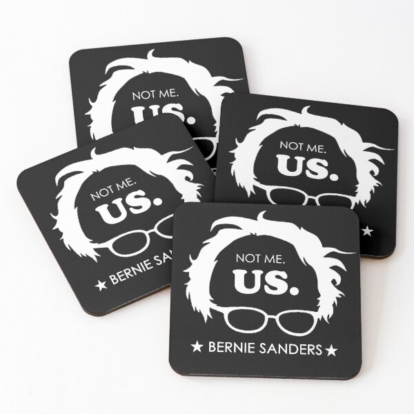 Item preview, Bernie Sanders 2020 Bernie  For President Hair & Glasses Red Blue Nor Me. US designed and sold by theshirtinator.