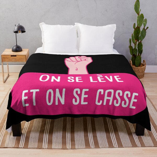 Aperçu de l'œuvre t-shirt "On se leve et on se casse" créée et vendue par Catcrea.