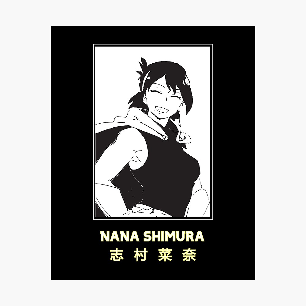 Nana Shimura My Hero Academia Black Version Poster By Catengudesign Redbubble