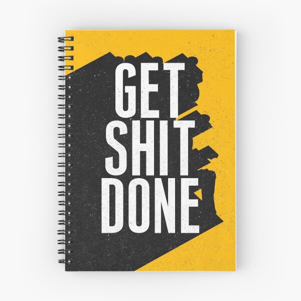 Item preview, Get Shit Done Be Productive Daily Inspiration Motivation designed and sold by SuccessHunters.