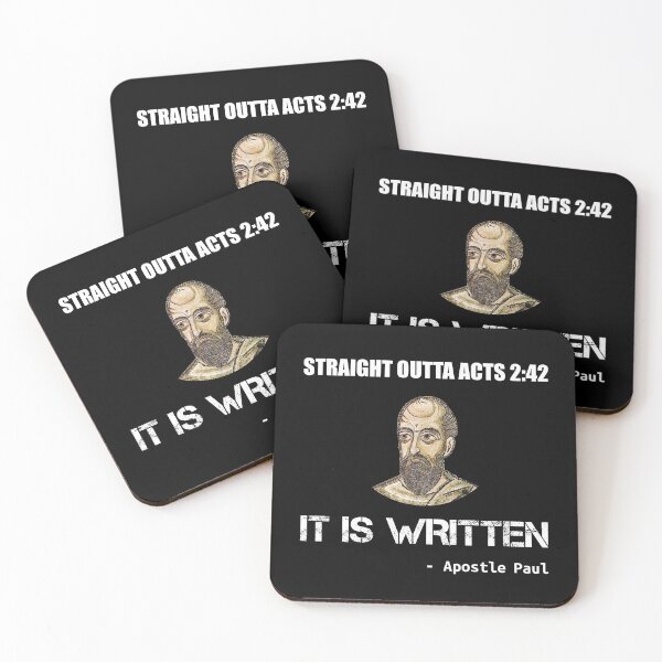 Item preview, Funny Apostle Paul Christian Catholic Meme 2:42 designed and sold by Creekman Designs.