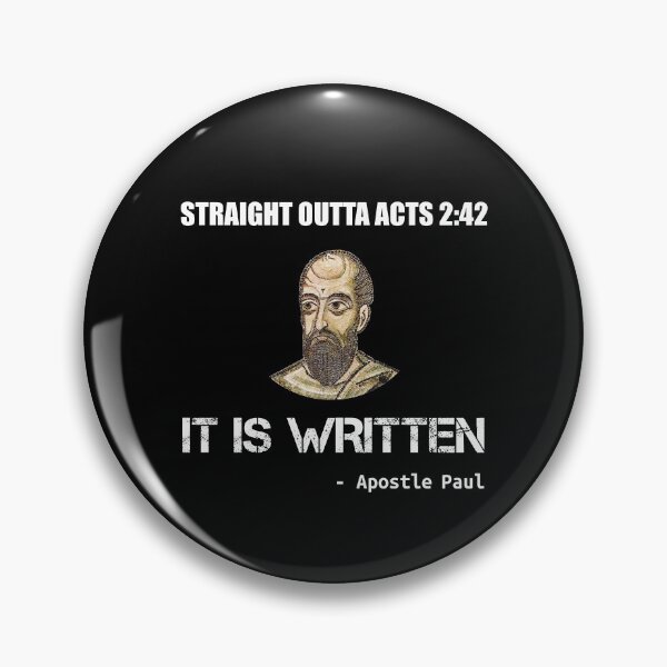 Item preview, Funny Apostle Paul Christian Catholic Meme 2:42 designed and sold by Creekman Designs.